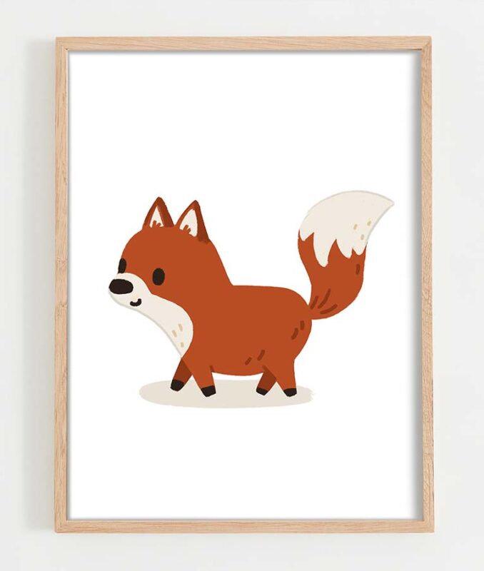 Kinderbild Wandbild Fuchs Martina Hoffmann